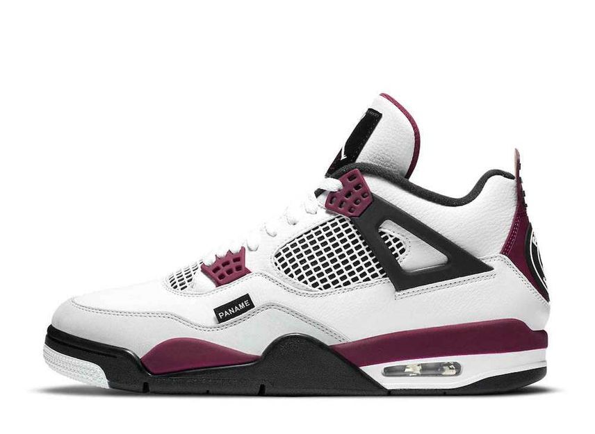 Paris Saint Germain Nike Air Jordan 4 Retro "White/Bordeaux/Neutral Gray" 30cm CZ5624-100_画像1