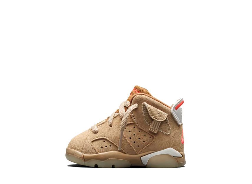 Travis Scott Nike TD Air Jordan 6 "British Khaki" 15cm DH0692-200_画像1