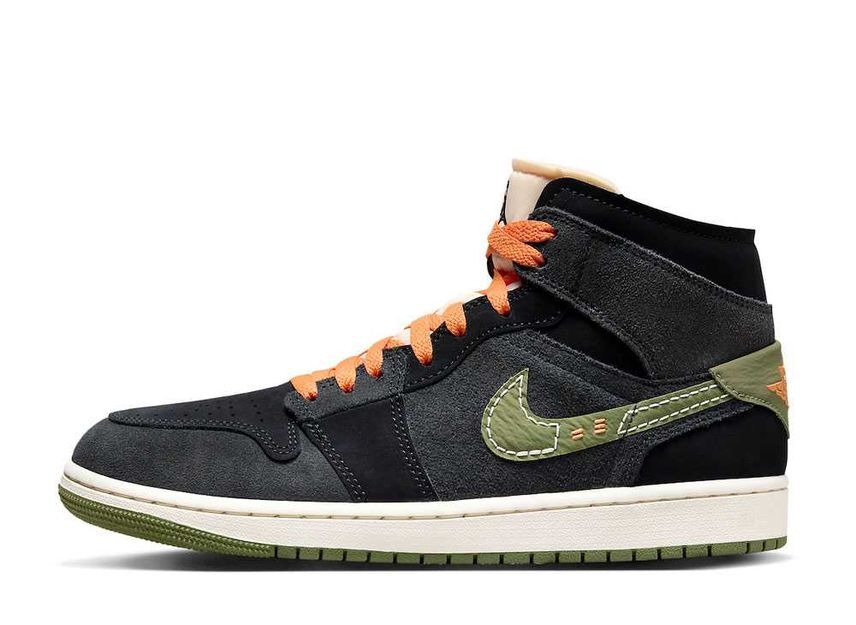 Nike Air Jordan 1 Mid SE Craft "Anthracite/Light Olive" 27cm FD6817-003_画像1