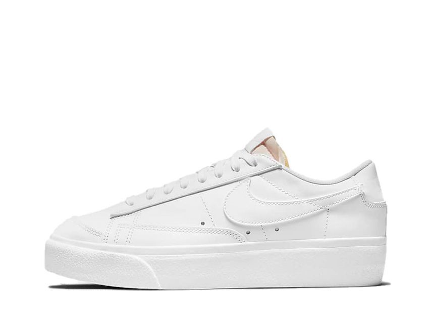 Nike WMNS Blazer Low Platform "White/White" 24.5cm DJ0292-100_画像1