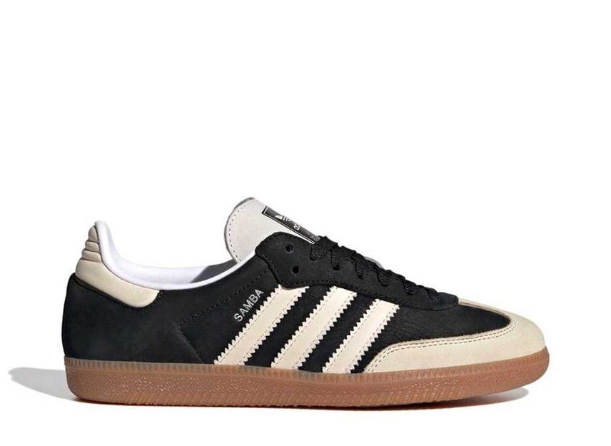 adidas Originals WMNS Samba OG "Core Black/Wonder White/Silver Metallic" 23cm IE5836_画像1