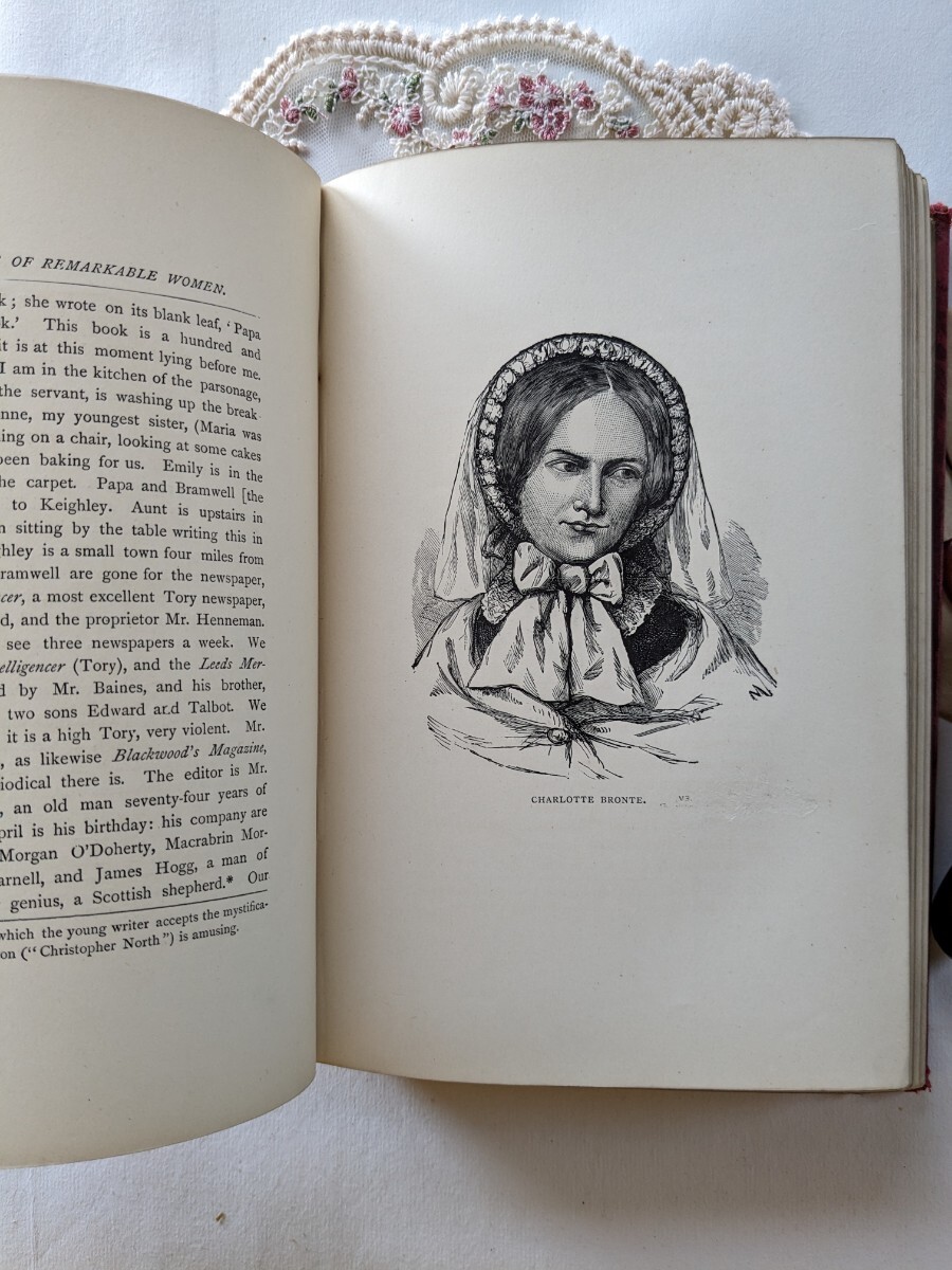 1890年 「有名な女性たちの幼少期」アンティーク本♪ 洋書古書の画像10