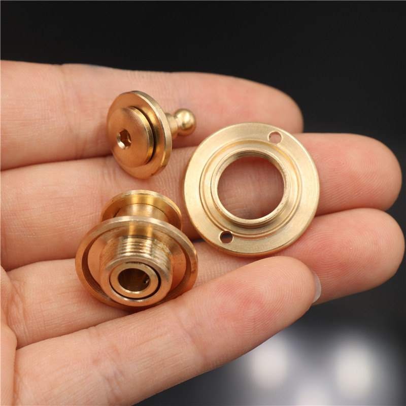 レザークラフト 真鍮金具 Brass　スナップロック　小_画像6