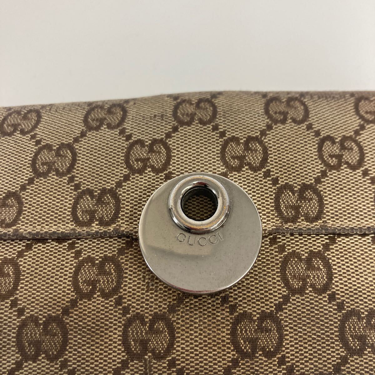 。 GUCCI グッチ 財布 長財布 ロングウォレット 総柄 シグネチャー レザー GG ユニセックス メンズ レディースの画像2