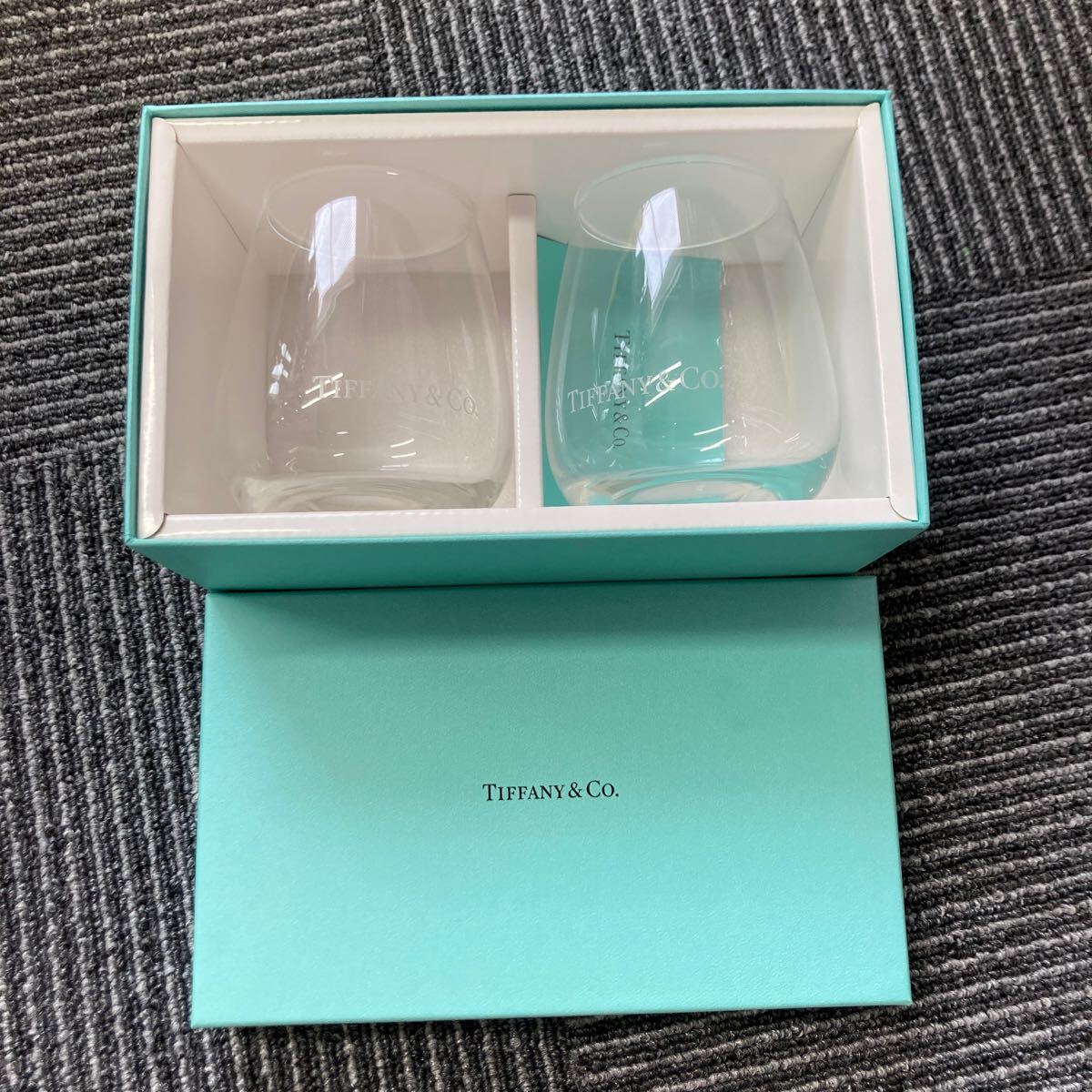 。 TIFFANY＆Co ティファニー グラス ペアグラス Tiffany 食器 セット コップ の画像1