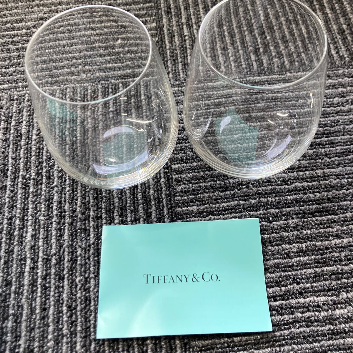 。 TIFFANY＆Co ティファニー グラス ペアグラス Tiffany 食器 セット コップ の画像4