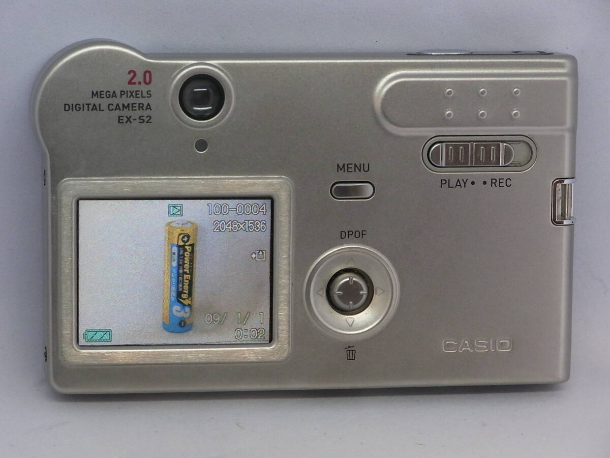 ◆◆ カシオ CASIO コンパクトデジタルカメラ EXILIM ＥＸーＳ２ + 付属品 ◆◆の画像5