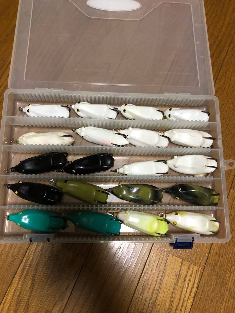 正規逆輸入品】 雷魚用フロッグ(新品、)、雷魚用アイテムまとめて 雷魚