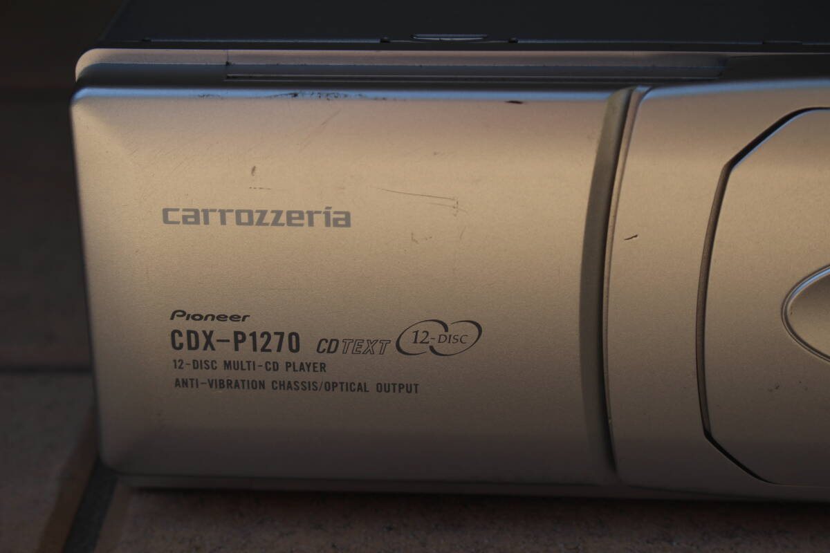 CDX-P1270カロッツェリアcarrozzeria CDチェンジャーの中古品です。の画像3