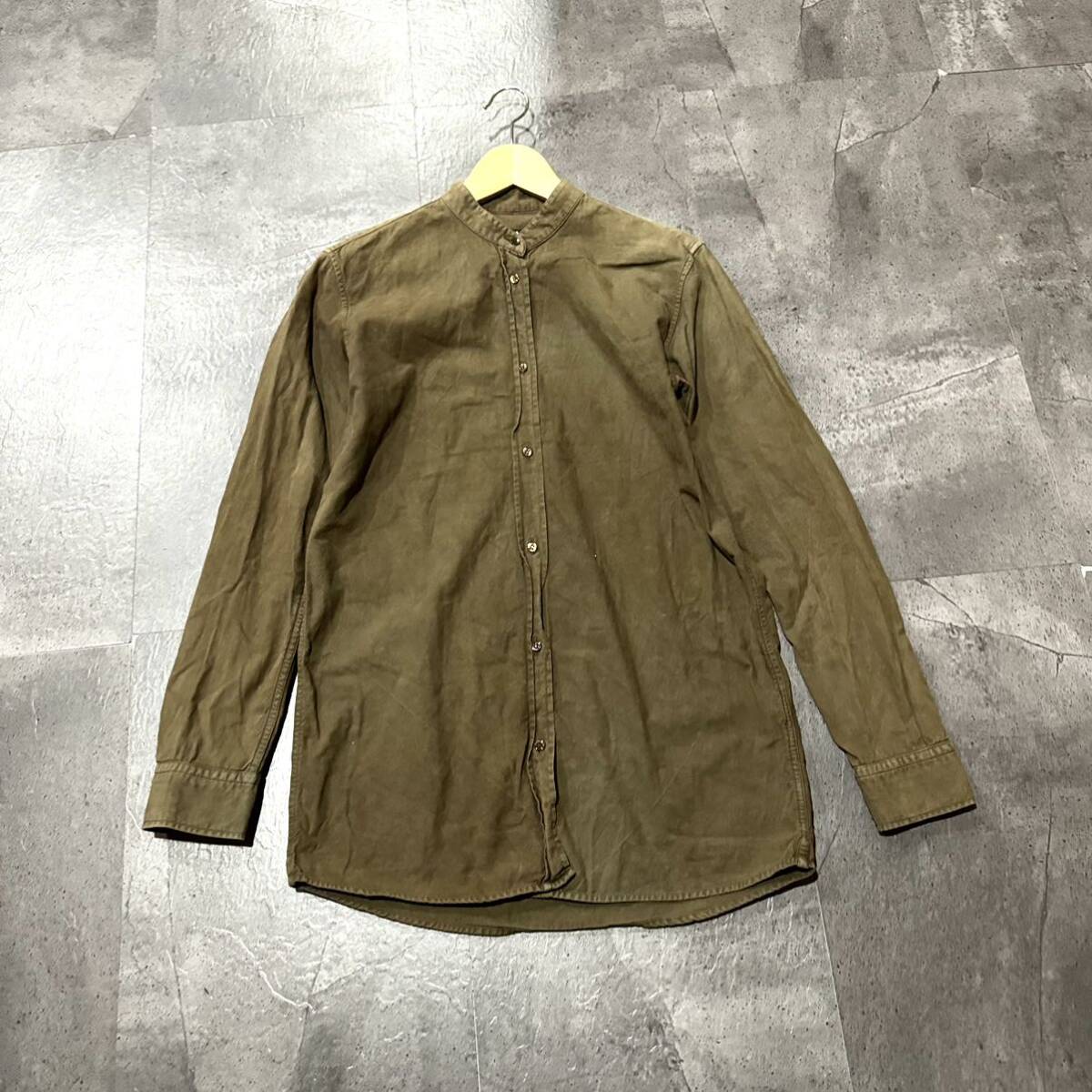 S☆良品/ 高級ラグジュアリー服 'フランス製' BALMAIN バルマン 長袖 COTTON100% ロング丈 シャツ ブラウス size:36 レディース トップス_画像1