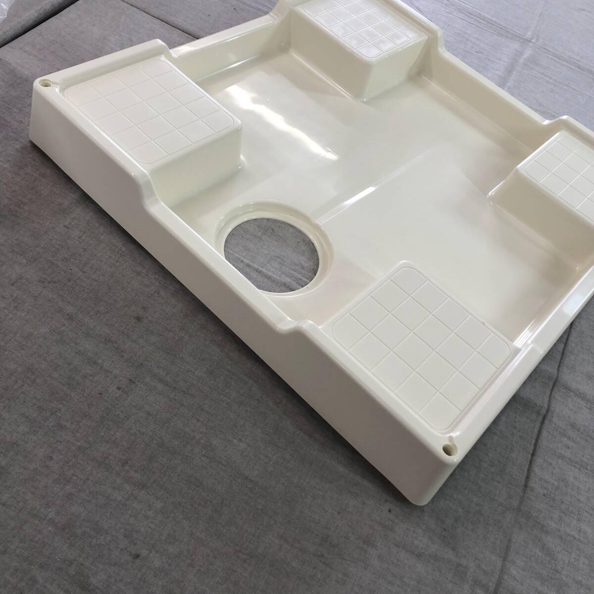  unused goods SANEI washing machine pan external dimensions 640mm×640mm H5410-640