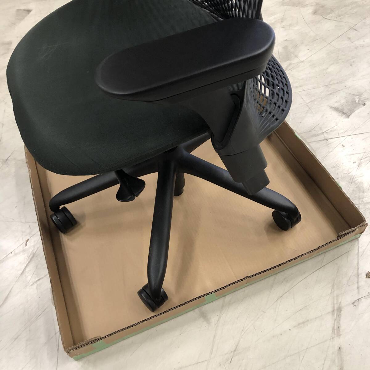  Herman Miller/ハーマンミラーセイルチェア オフィスチェア AS1YA23HA N2 BK BB BK BK 9115の画像4