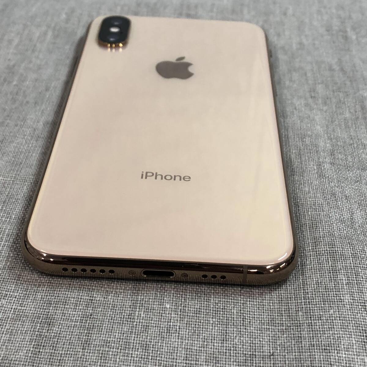 ジャンク Apple iPhone XS 64GB ゴールド SIMフリー [MTAY2J/A]の画像6