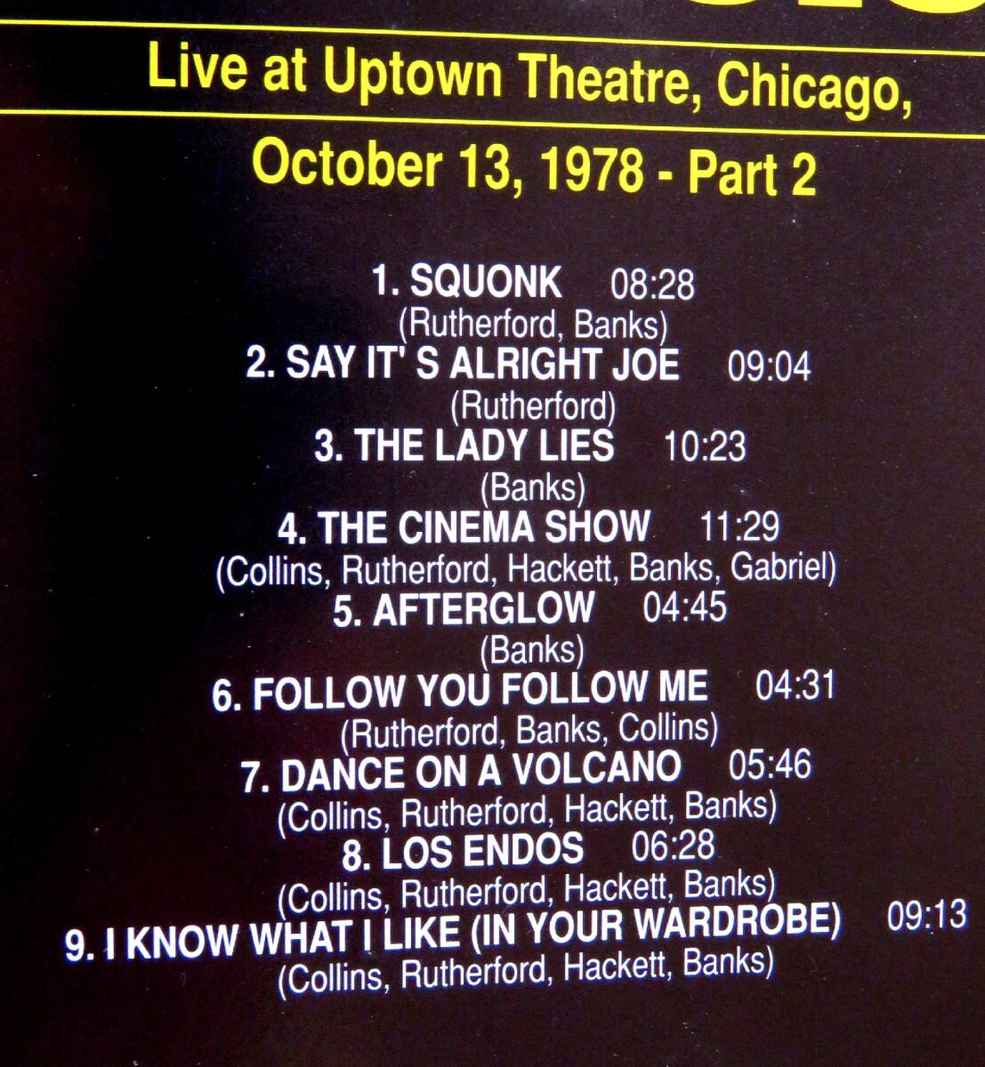 ジェネシス 1978 シカゴ・ライヴ part.２の画像2