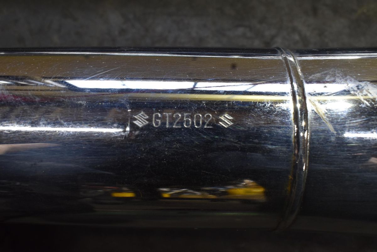 S301 that time thing original RG250E muffler 0026 inspection ) GT2502 X7 GS400 GT380