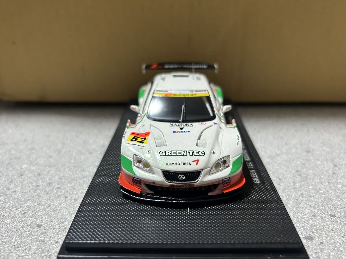 EBBRO 1/43 Green tec KUMHO is350 SUPER GT 300 2008 #52 エブロ グリーンテック スーパーgt レクサス の画像7