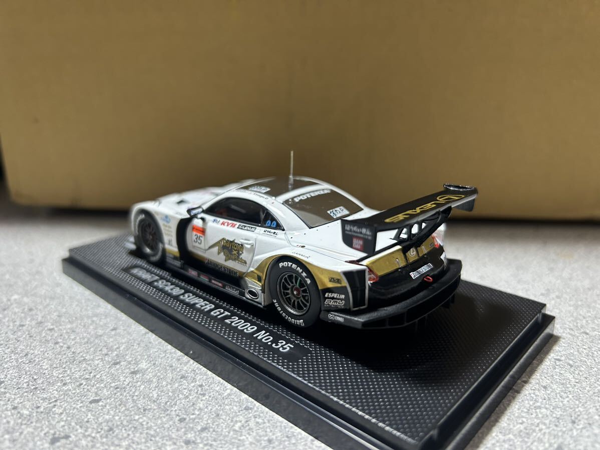 EBBRO 1/43 CRAFT SC430 SUPER GT 2009 #35 LEXUS エブロ クラフト スーパーGT ミニカー レーシングカーの画像6