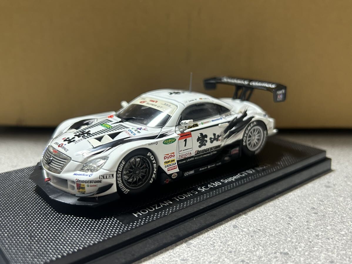 EBBRO 1/43 HOUZAN 2007 Tom's sc430 SUPER GT 500 宝山  エブロ トムス スーパーGT レーシングカー ミニカーの画像4