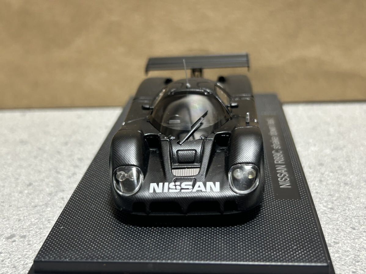 EBBRO 1/43 NISSAN R89C SHAKE DOWN TEST BLACK 44790 エブロ　日産　シェイク　ダウン　テスト　テストカー　ミニカー　レーシングカー_画像7