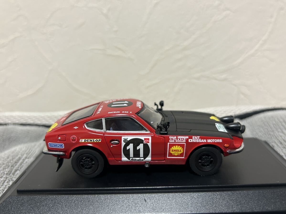 EBBRO 1/43 NISSAN FAIRLADY 240z SAFARI RALLY #11 エブロ 日産 フェアレディ z サファリ ラリー SHELLの画像8