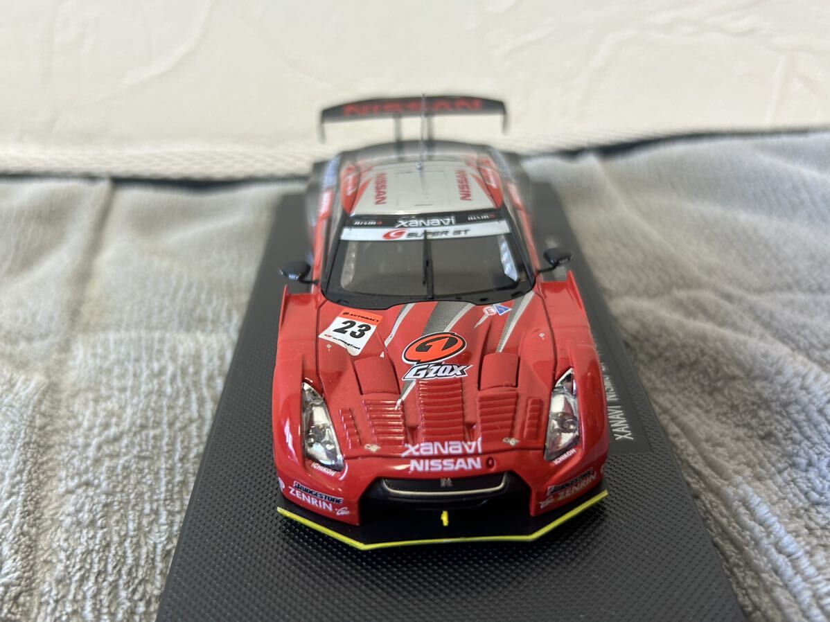 EBBRO 1/43 XANAVI NISMO GT-R 2008 SUPER GT 500 CHAMPION #23 エブロ ザナヴィ ニスモ スーパーGT チャンピオン 優勝車 ミニカー_画像7