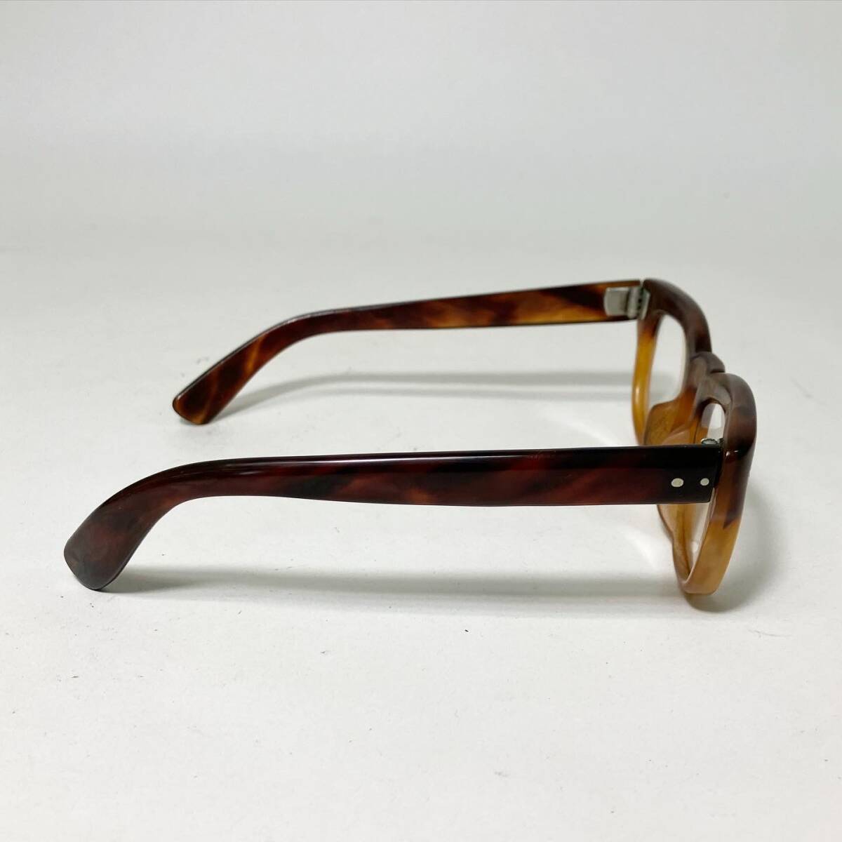 京都⑥ 時代物 鼈甲 べっ甲 眼鏡 メガネ ケース付の画像5