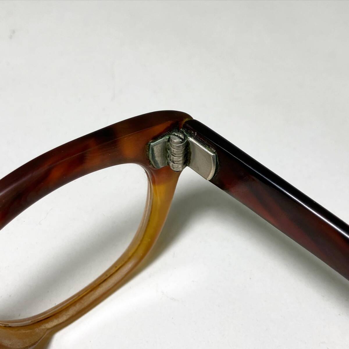 京都⑥ 時代物 鼈甲 べっ甲 眼鏡 メガネ ケース付の画像9