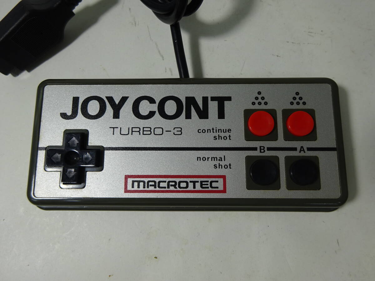 京都6★ JOY CONT TURBO-3 MACROTEC JOY CARD ARVEL コントローラー ゲーム 現状品の画像2