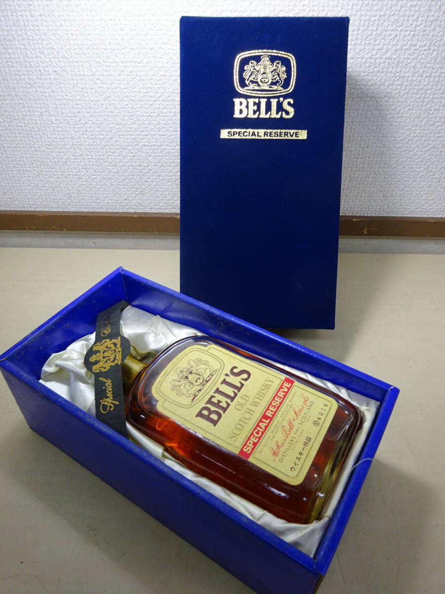 京都8☆古酒 ベル オールドスコッチウイスキー BELL'S OLD SCOTCH WHISKY ウイスキー特級 750ml 43度 豪華化粧箱 未開栓保管品 _画像2