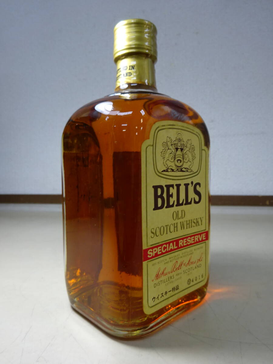 京都8☆古酒 ベル オールドスコッチウイスキー BELL'S OLD SCOTCH WHISKY ウイスキー特級 750ml 43度 豪華化粧箱 未開栓保管品 _画像5