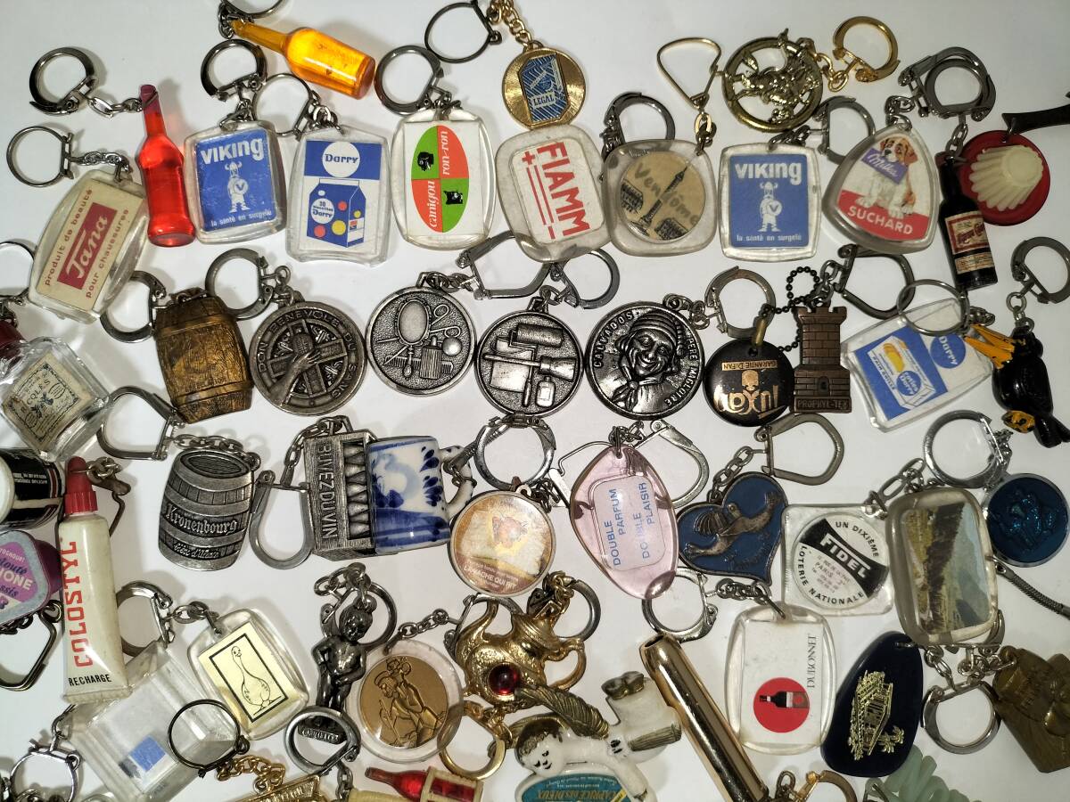 * French key holder 50 piece set * France miscellaneous goods set sale together large amount Vintage advertisement Novelty -*B4-32-50