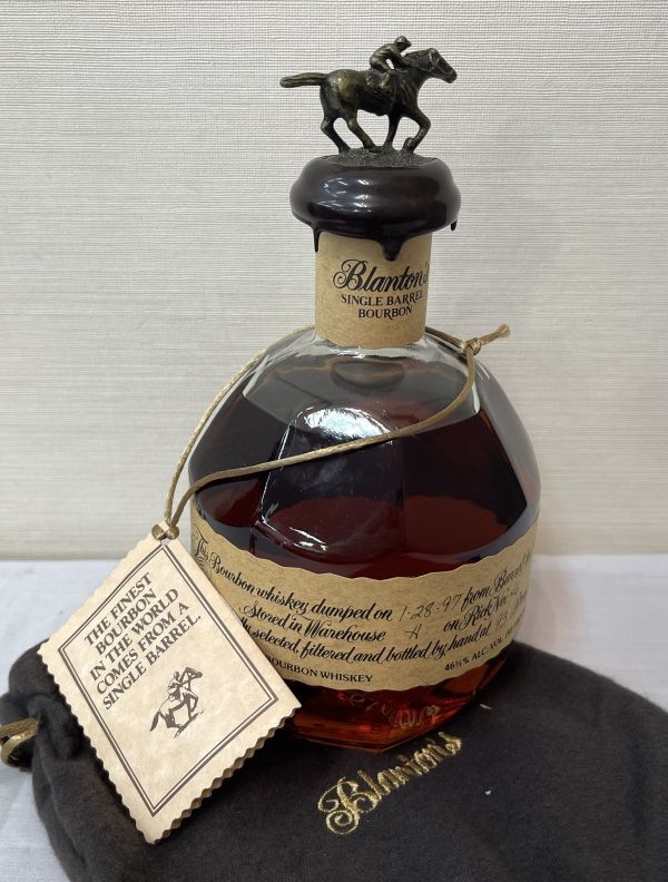 60 201372-33 未開栓 Ballantine's バランタイン シングルバレル バーボン ウイスキー 750ml 46.5％ 同梱不可/まとめて取引不可の画像1