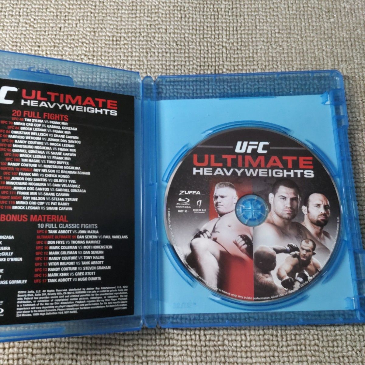 チョニコ様専用　UFC 2013年BEST版&ヘヴィ級 ブル―レイセット