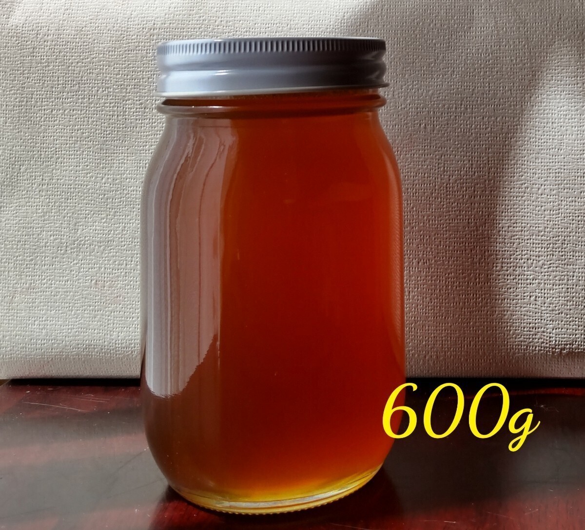 非加熱　日本ミツバチ　蜂蜜　百花蜜　　　国産　日本蜜蜂　600g