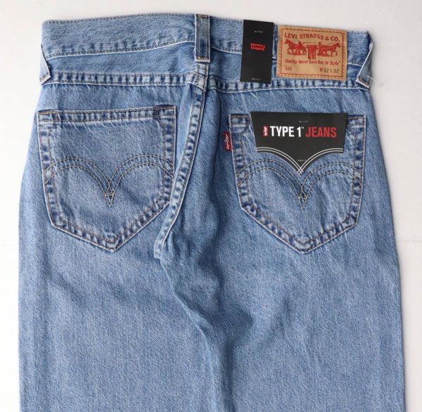 定価12000 新品 リーバイス W32 L32 TYPE 1 52496-0003 デニム パンツ LEVIS_画像4