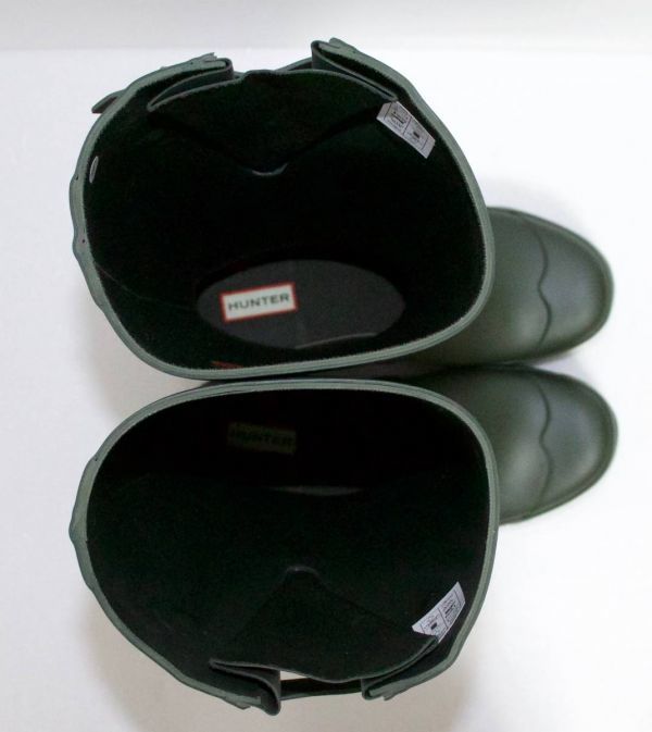 定価19250 新品 本物 HUNTER 靴 オリジナル トールブーツ サイドアジャスタブル MFT9007RMA ハンター JP25 UK6 US7 EU39 No.076 栄_画像4