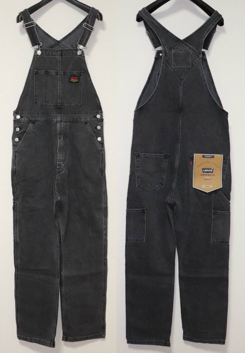  новый товар Levi's 79107-0006 S комбинезон б/у черный чёрный низ Denim джинсы American Casual LEVIS