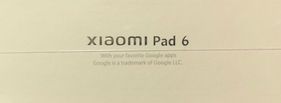 新品未開封 Xiaomi Pad 6 8GB 128GB　グレー グローバル版