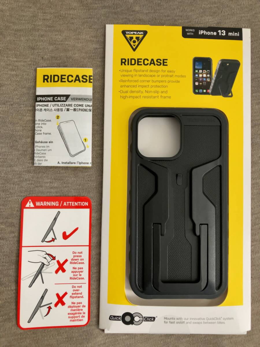 【TOPEAK】トピーク RIDECASE ライドケース iPhone13Mini用 単体 BAG46500 スマホケースの画像1