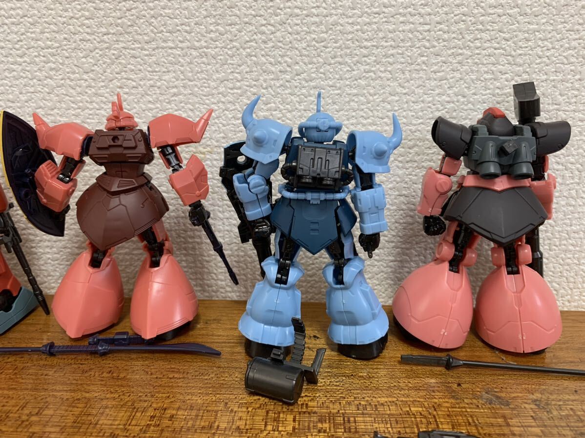 G frame Gundam dom car UGG f custom gel ggze-ta Gundam rhinoceros sa squirrel gun pra Shokugan 