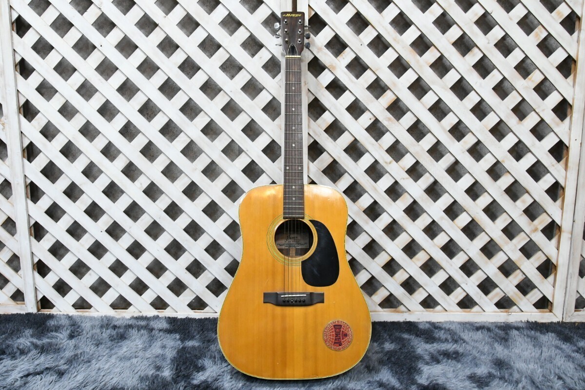 PL4CK160 ジャムコ JAMCO アコースティックギター WJ-150 フォークギター 木曽鈴木 楽器 ハードケース ピック付き WJ450 趣味_画像2