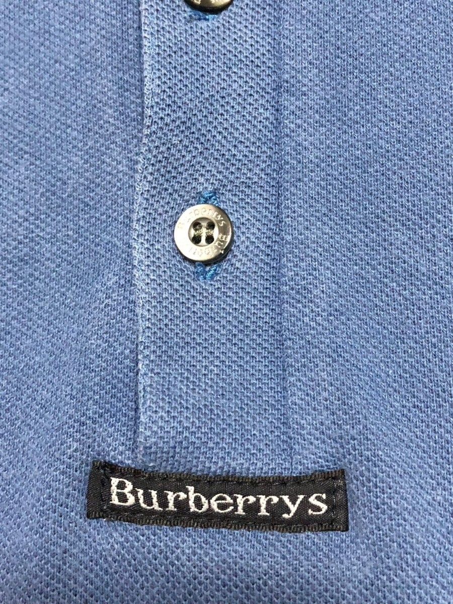Burberry's バーバリーズ 襟ノバチェック　メンズ　半袖ポロシャツ　M