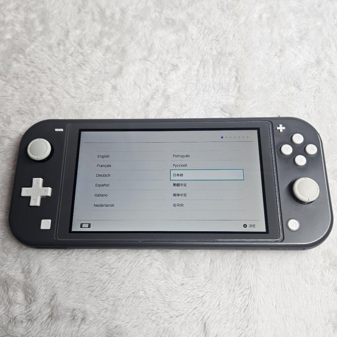 ニンテンドースイッチライト 初期化済み グレー 2019 本体のみの画像2