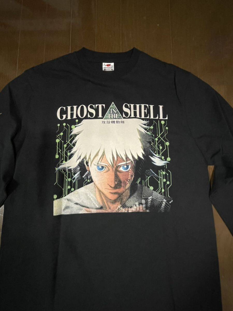 【コレクション品】ロンT アニメ シャツ 攻殻機動隊 GHOST IN THE SHELL 90年代 Lサイズ Tシャツ 長袖 珍しいの画像1