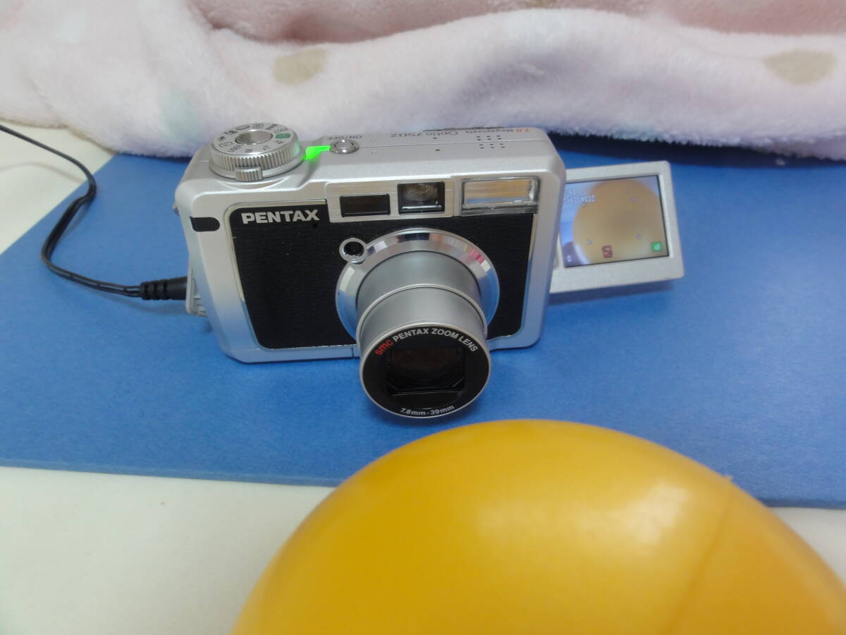 難有クラッシクコンデジPENTAX Optio 750Z スポットメーター機能内蔵 激レアの画像9