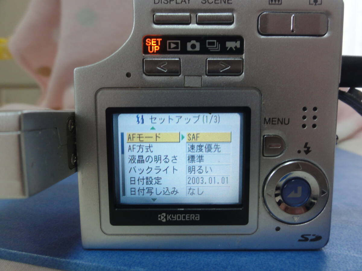 KYOCERA Finecam SL300R 撮影可能 外部電源にて簡易動作確認済 の画像2