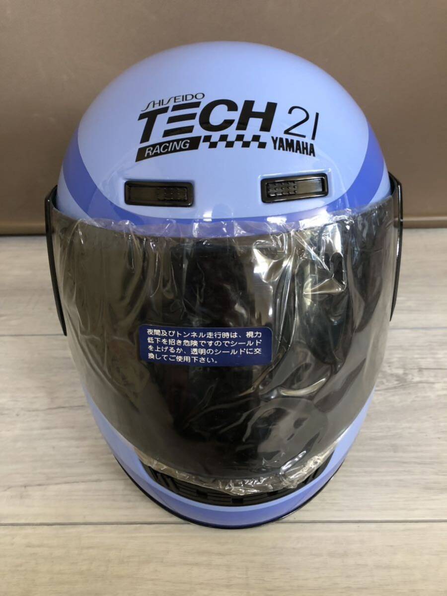 【未使用】フルフェイスヘルメット☆TECH21☆YAMAHA☆当時物☆SHISEIDO☆レーシング☆バイク☆_画像2