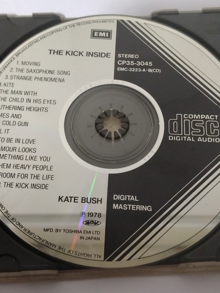 KATE BUSH THE KICK INSIDE CP35-3045 初版 希少！！ ケイト ブッシュ 天使と小悪魔 Didital Masteringの画像9