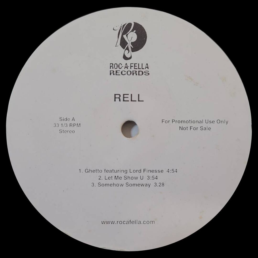 Rell - Ghetto feat Lord Finesse (US UNKNOWN LIMITED PRESS) 激レア マイナー盤 12inch_画像1