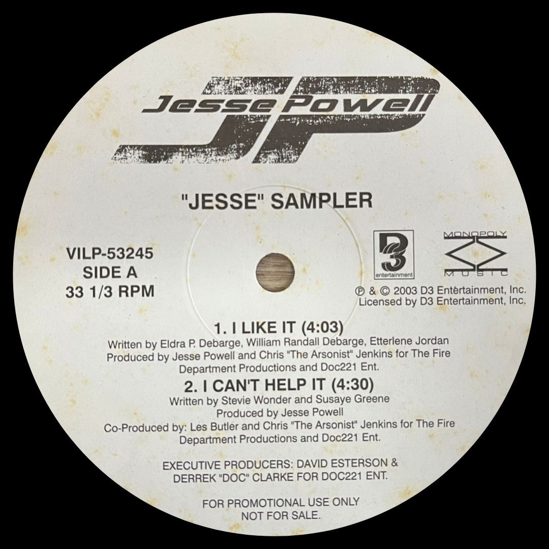 Jesse Powell - Jesse Sampler / I Like It / cover / JOMANDA / DE BARGE / 人気盤 / 同ネタ / 大ネタ_画像1